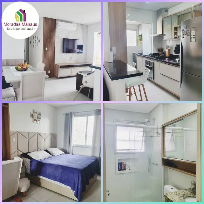 Foto 1 de Apartamento com 2 Quartos para alugar, 72m² em Morada do Sol, Manaus
