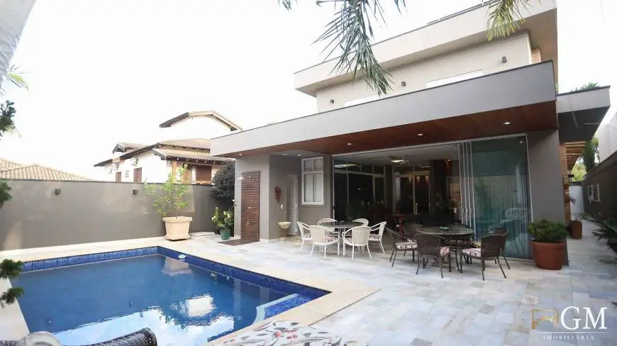 Foto 1 de Casa de Condomínio com 4 Quartos à venda, 380m² em Parque Residencial Damha II, Presidente Prudente