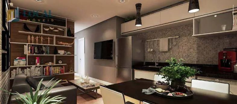 Foto 2 de Apartamento com 1 Quarto à venda, 34m² em Cascatinha, Juiz de Fora