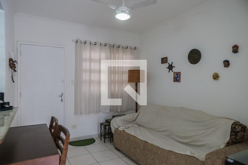 Foto 1 de Apartamento com 1 Quarto para alugar, 38m² em Gonzaga, Santos