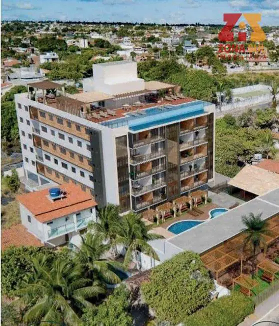 Foto 1 de Apartamento com 1 Quarto à venda, 24m² em Jacumã, Conde