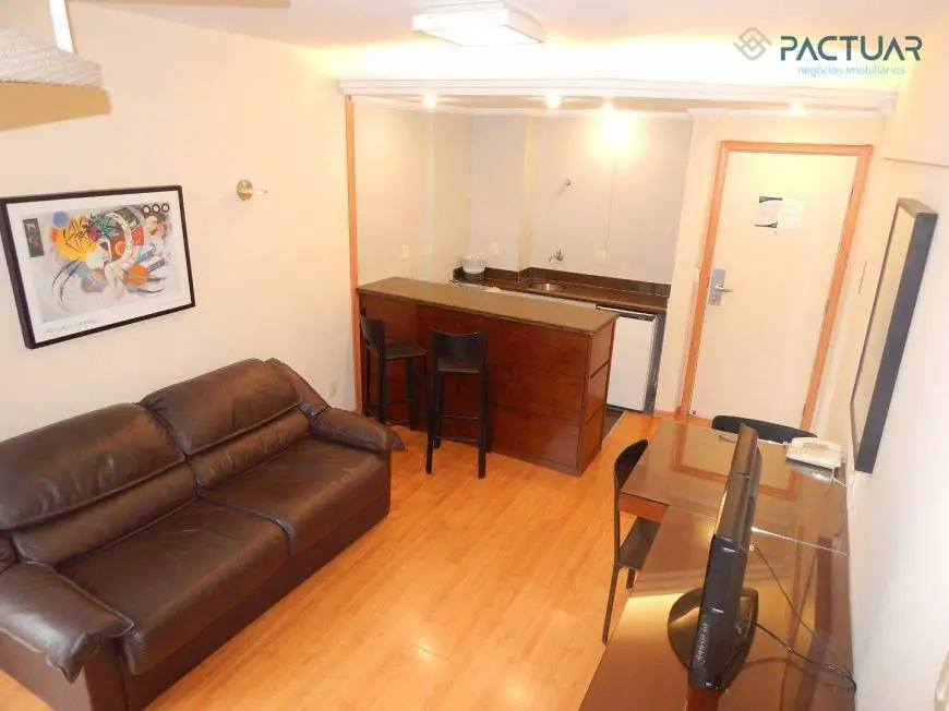 Foto 3 de Flat com 1 Quarto para alugar, 40m² em Funcionários, Belo Horizonte