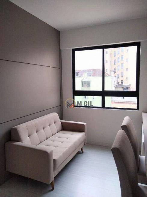 Foto 2 de Apartamento com 1 Quarto para alugar, 21m² em Centro, Curitiba