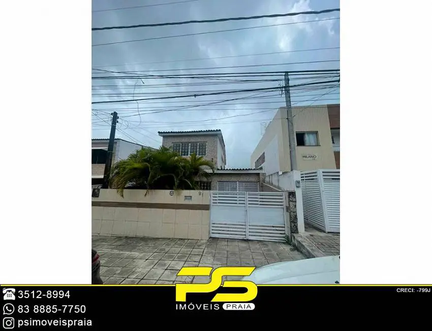 Foto 1 de Casa com 4 Quartos para alugar, 280m² em Brisamar, João Pessoa