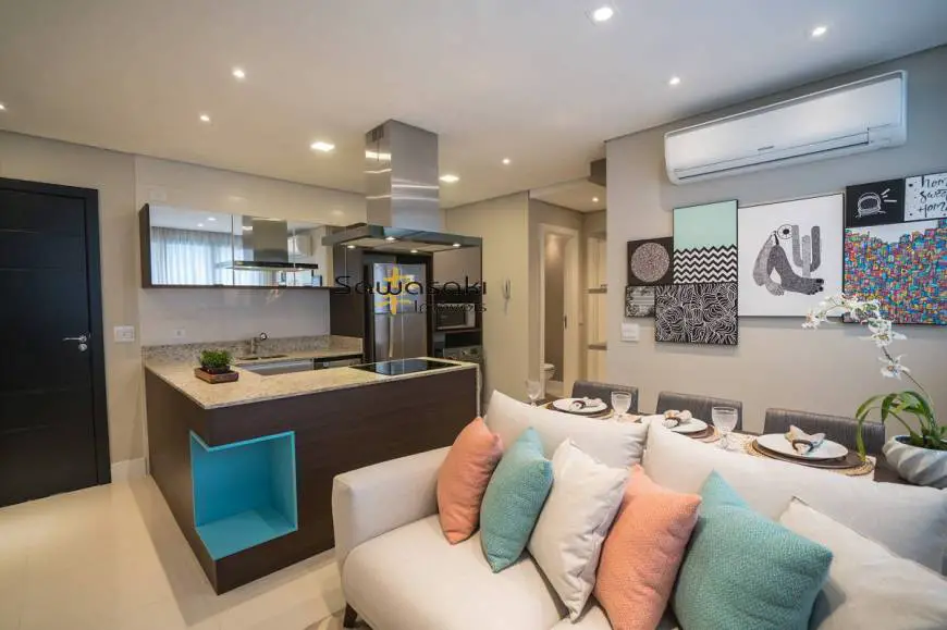 Foto 3 de Apartamento com 1 Quarto à venda, 43m² em São Francisco, Curitiba
