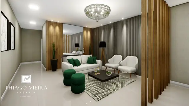 Foto 4 de Apartamento com 2 Quartos à venda, 94m² em Barreiros, São José