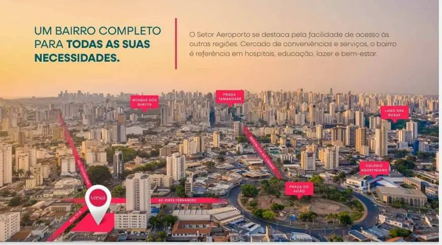 Foto 4 de Apartamento com 3 Quartos à venda, 107m² em Setor Aeroporto, Goiânia