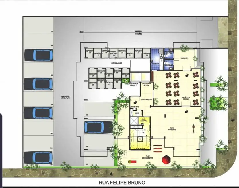 Foto 3 de Apartamento com 2 Quartos à venda, 77m² em Jardim Tropical, Resende