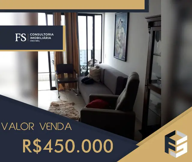 Foto 1 de Apartamento com 3 Quartos à venda, 80m² em Aeroclube, João Pessoa