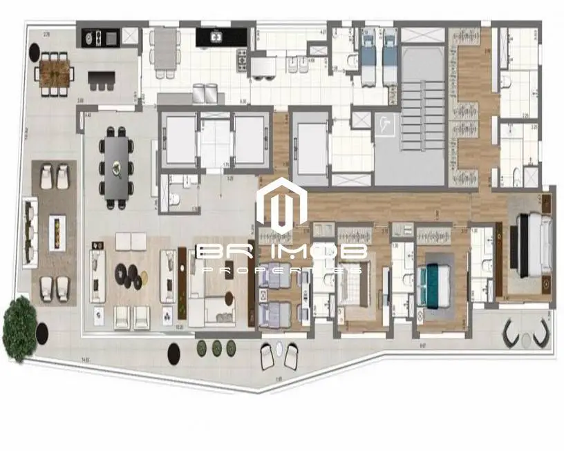 Foto 5 de Apartamento com 4 Quartos à venda, 338m² em Ibirapuera, São Paulo