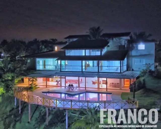 Foto 1 de Casa de Condomínio com 5 Quartos à venda, 2200m² em Enseada Azul, Guarapari