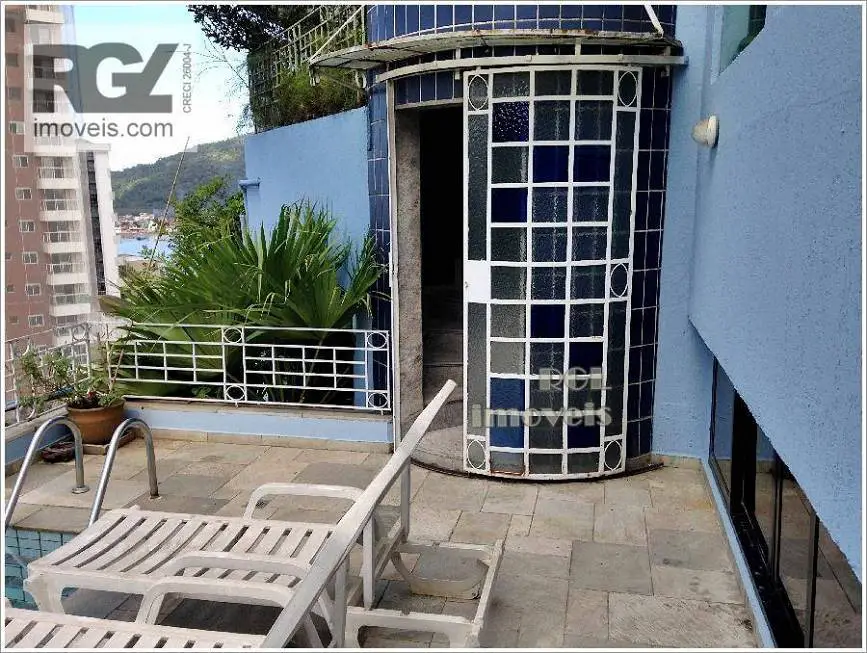 Foto 1 de Cobertura com 5 Quartos à venda, 420m² em Ponta da Praia, Santos