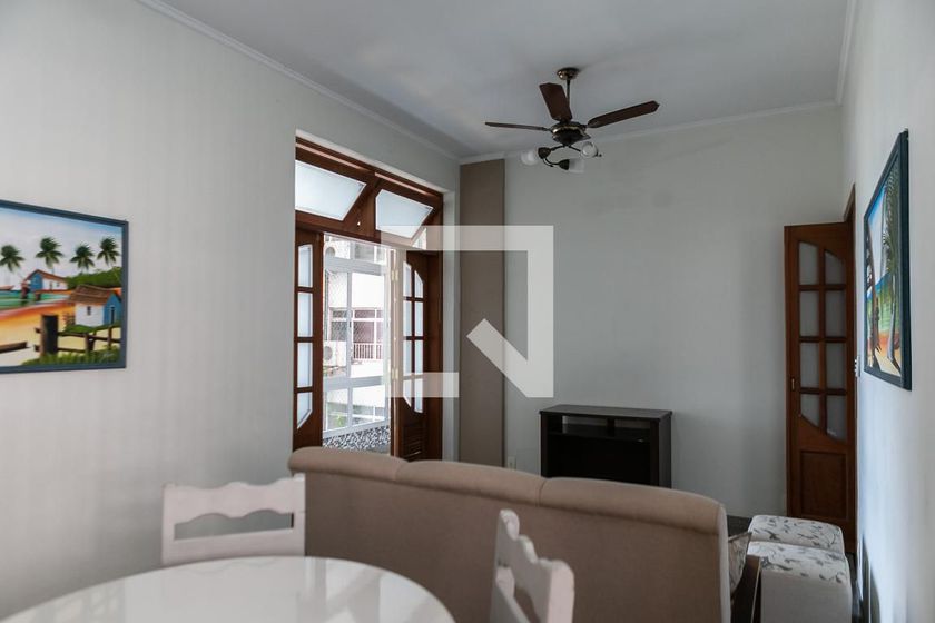 Foto 1 de Apartamento com 1 Quarto para alugar, 98m² em Boqueirão, Santos