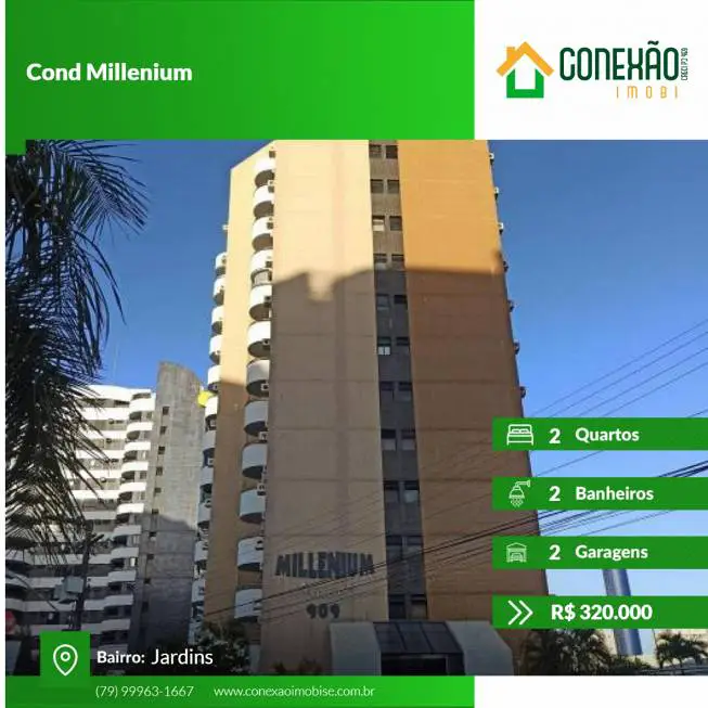 Foto 1 de Apartamento com 2 Quartos à venda, 80m² em Jardins, Aracaju