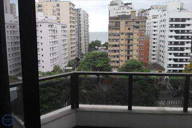 Foto 1 de Apartamento com 4 Quartos para venda ou aluguel, 455m² em Embaré, Santos