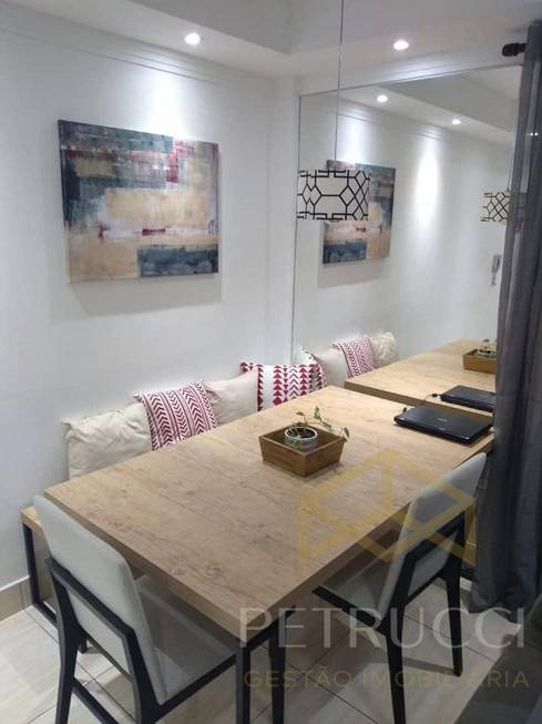 Foto 3 de Apartamento com 2 Quartos à venda, 54m² em Parque Residencial Vila União, Campinas