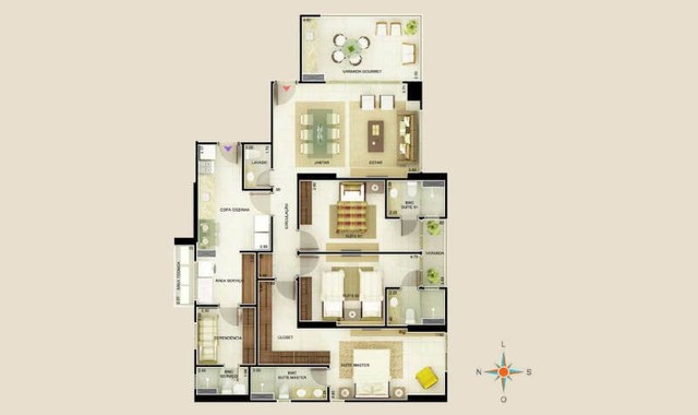 Foto 2 de Apartamento com 3 Quartos à venda, 78m² em Estados, João Pessoa