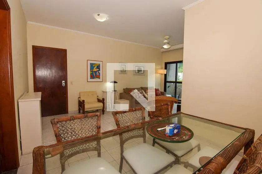 Foto 4 de Apartamento com 4 Quartos para alugar, 104m² em Vila Júlia , Guarujá