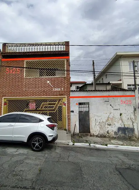 Foto 1 de Casa com 8 Quartos para venda ou aluguel, 250m² em Vila Mazzei, São Paulo