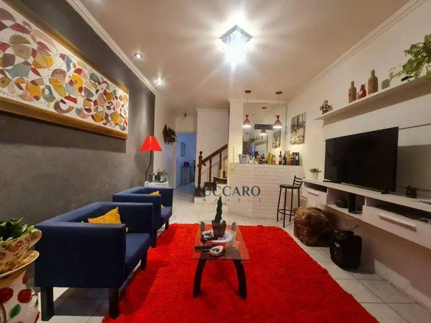 Foto 1 de Sobrado com 3 Quartos para venda ou aluguel, 125m² em Jardim Santa Clara, Guarulhos