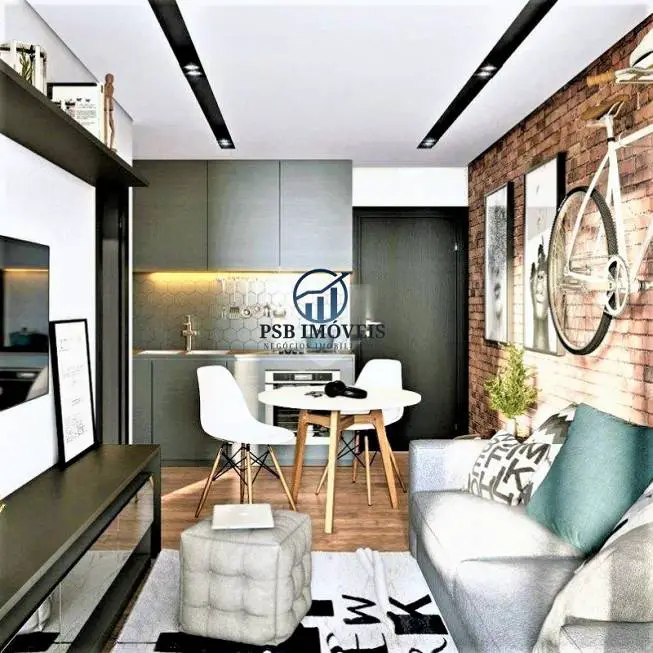 Foto 5 de Apartamento com 1 Quarto à venda, 29m² em Rebouças, Curitiba