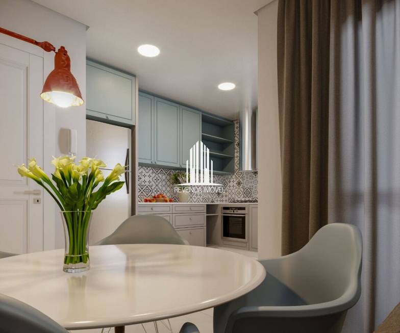Foto 2 de Apartamento com 2 Quartos à venda, 40m² em Campestre, Santo André