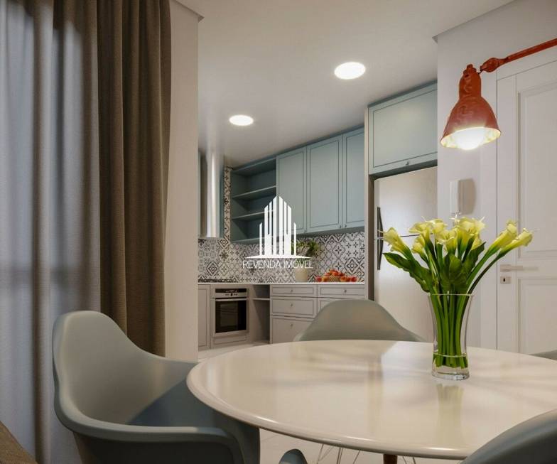 Foto 2 de Apartamento com 2 Quartos à venda, 44m² em Campestre, Santo André
