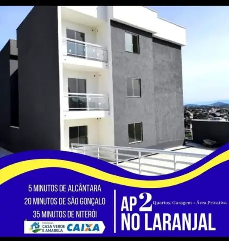 Foto 1 de Apartamento com 2 Quartos à venda, 55m² em Laranjal, São Gonçalo