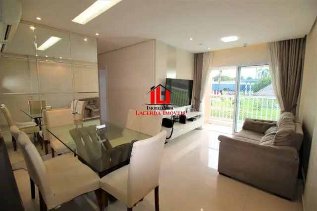 Foto 2 de Apartamento com 3 Quartos à venda, 81m² em Ponta Negra, Manaus