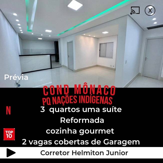Foto 1 de Casa de Condomínio com 3 Quartos à venda, 110m² em Parque Residencial das Nações Indígenas, Cuiabá
