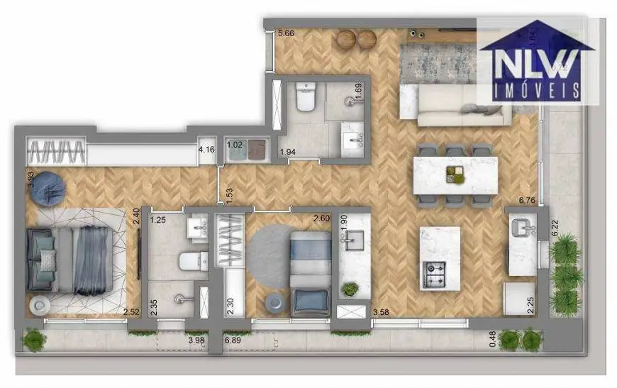 Foto 1 de Apartamento com 2 Quartos à venda, 75m² em Vera Cruz, São Paulo