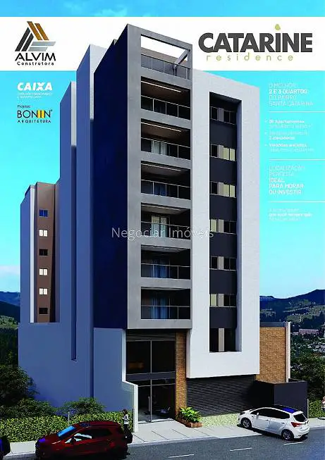 Foto 1 de Apartamento com 3 Quartos à venda, 73m² em Santa Catarina, Juiz de Fora
