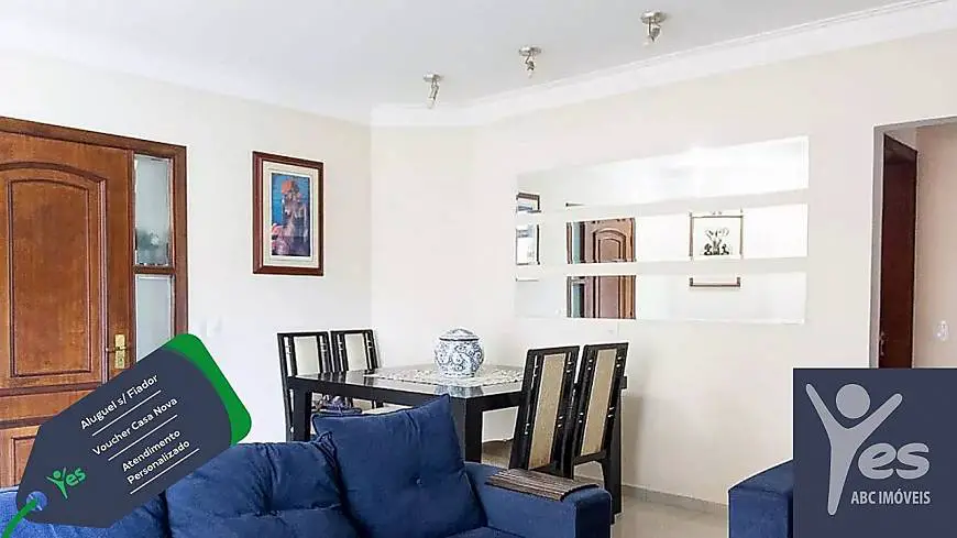 Foto 1 de Apartamento com 4 Quartos para alugar, 127m² em Vila Bastos, Santo André