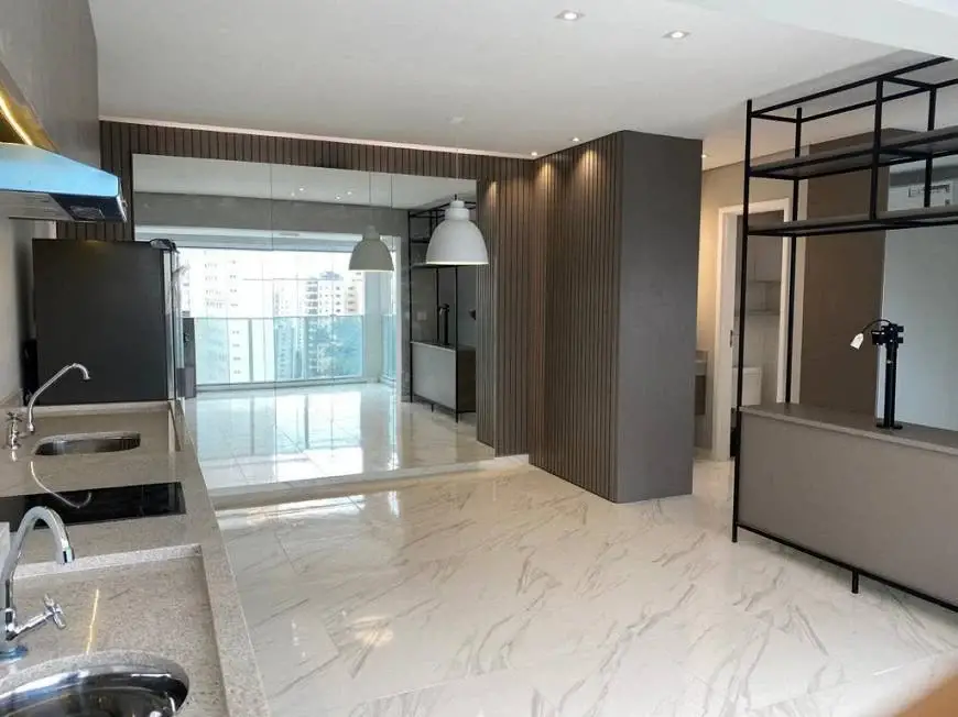 Foto 3 de Apartamento com 1 Quarto para venda ou aluguel, 41m² em Brooklin, São Paulo