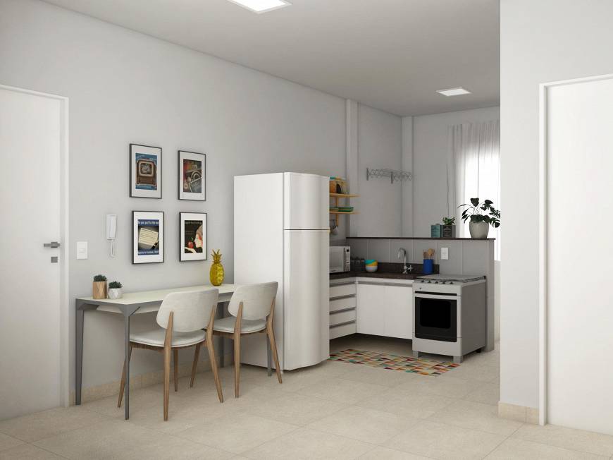 Foto 1 de Apartamento com 1 Quarto para alugar, 30m² em Cidade Jardim, São Carlos