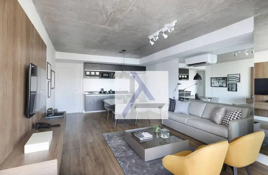 Foto 3 de Apartamento com 1 Quarto à venda, 63m² em Brooklin, São Paulo