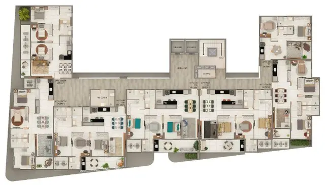 Foto 2 de Apartamento com 2 Quartos à venda, 47m² em Tambaú, João Pessoa