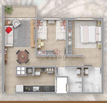 Foto 2 de Apartamento com 2 Quartos à venda, 69m² em Vale Verde, Nova Petrópolis