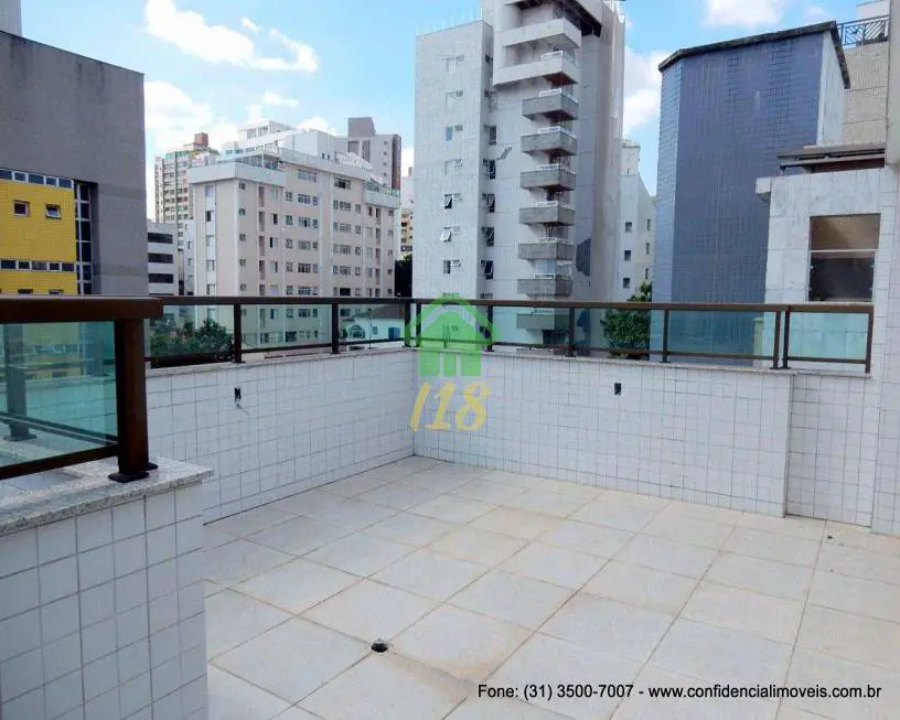 Foto 1 de Cobertura com 3 Quartos para venda ou aluguel, 125m² em Carmo, Belo Horizonte