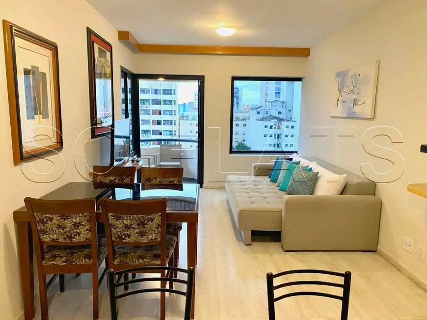 Foto 4 de Flat com 1 Quarto para alugar, 43m² em Higienópolis, São Paulo