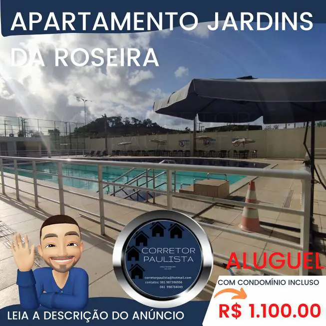 Foto 4 de Apartamento com 2 Quartos para alugar, 62m² em Jardim Paulista, Paulista