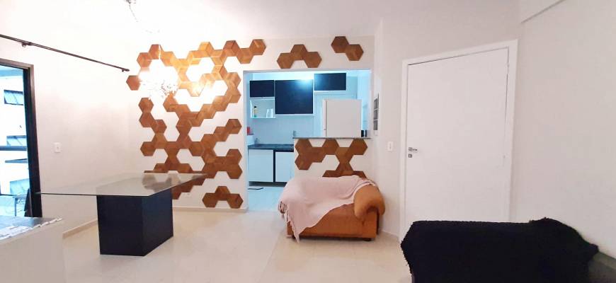 Foto 3 de Apartamento com 3 Quartos para alugar, 95m² em Boa Vista, São Vicente