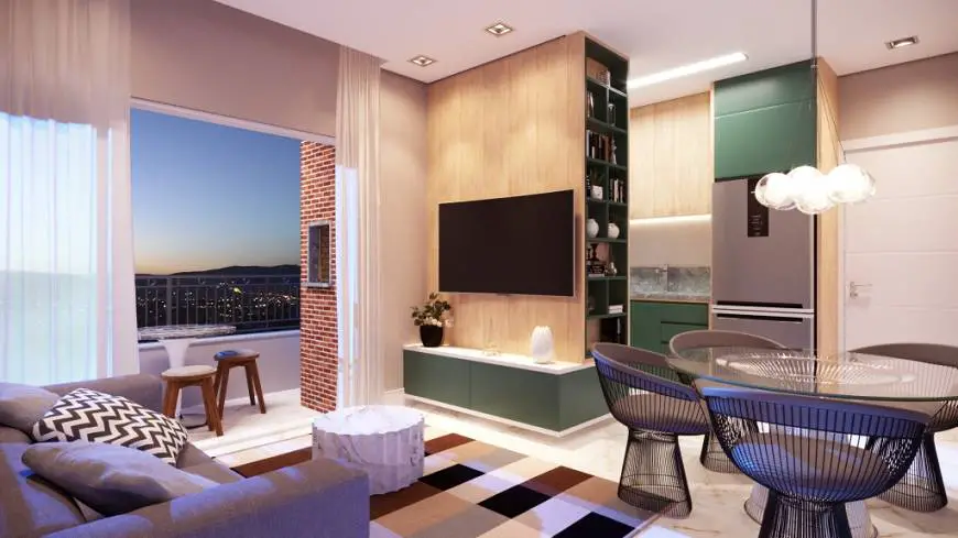Foto 3 de Apartamento com 3 Quartos à venda, 93m² em Saguaçú, Joinville