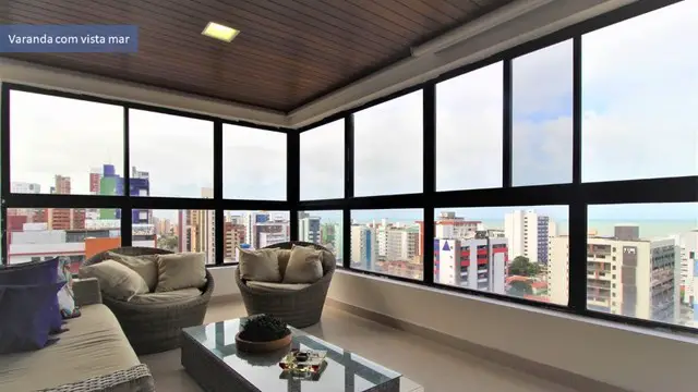 Foto 2 de Apartamento com 4 Quartos à venda, 279m² em Cabo Branco, João Pessoa