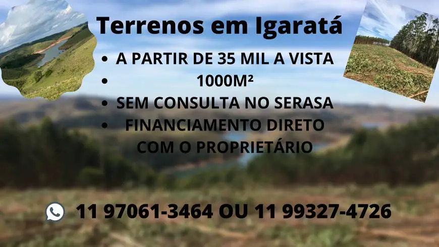 Foto 1 de Lote/Terreno à venda, 1000m² em Parque Meia Lua, Jacareí
