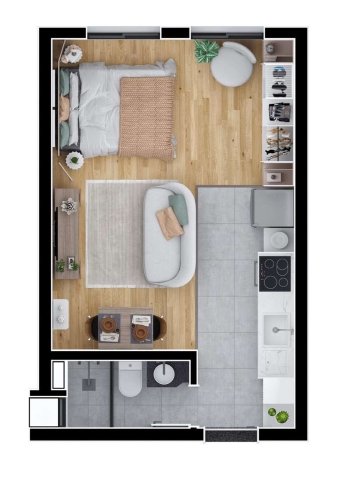Foto 5 de Apartamento com 3 Quartos à venda, 84m² em Água Verde, Curitiba