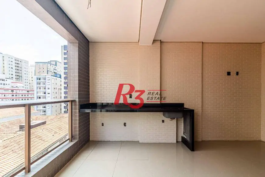 Foto 4 de Apartamento com 3 Quartos à venda, 128m² em Embaré, Santos