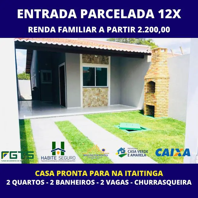 Foto 1 de Apartamento com 3 Quartos à venda, 77m² em Pedras, Fortaleza