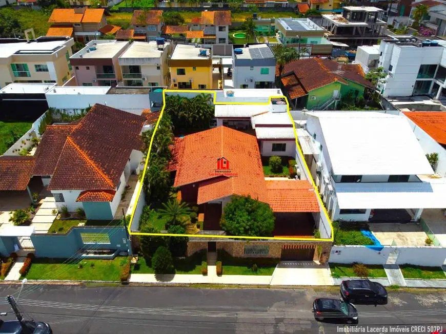 Foto 2 de Casa de Condomínio com 4 Quartos para alugar, 600m² em Ponta Negra, Manaus