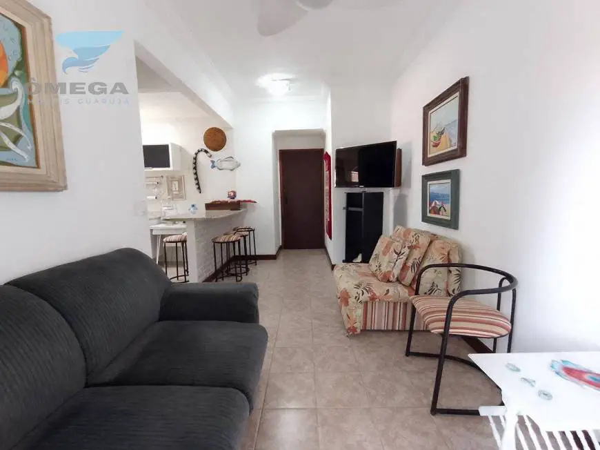 Foto 1 de Apartamento com 1 Quarto à venda, 55m² em Praia do Tombo, Guarujá